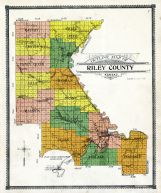 Outline Map, Riley County 1909